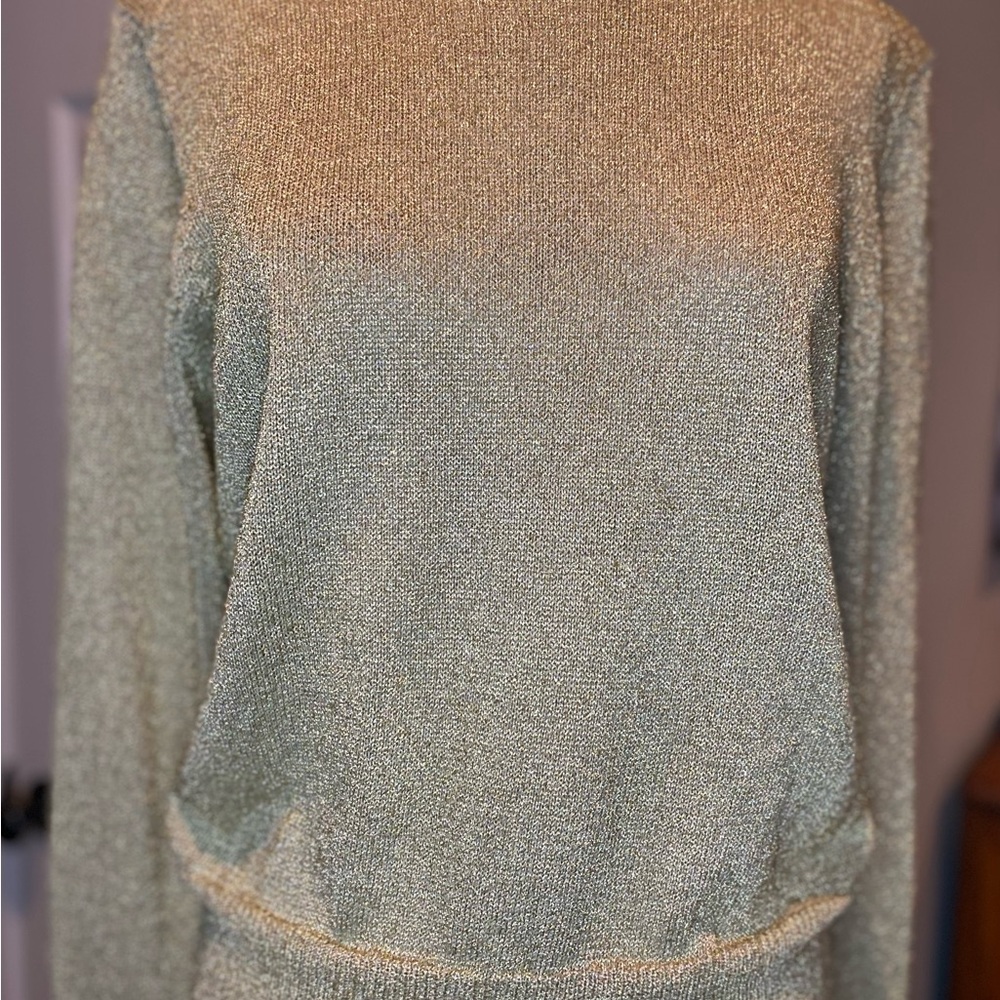 Doncaster Metallic Gold Sweater